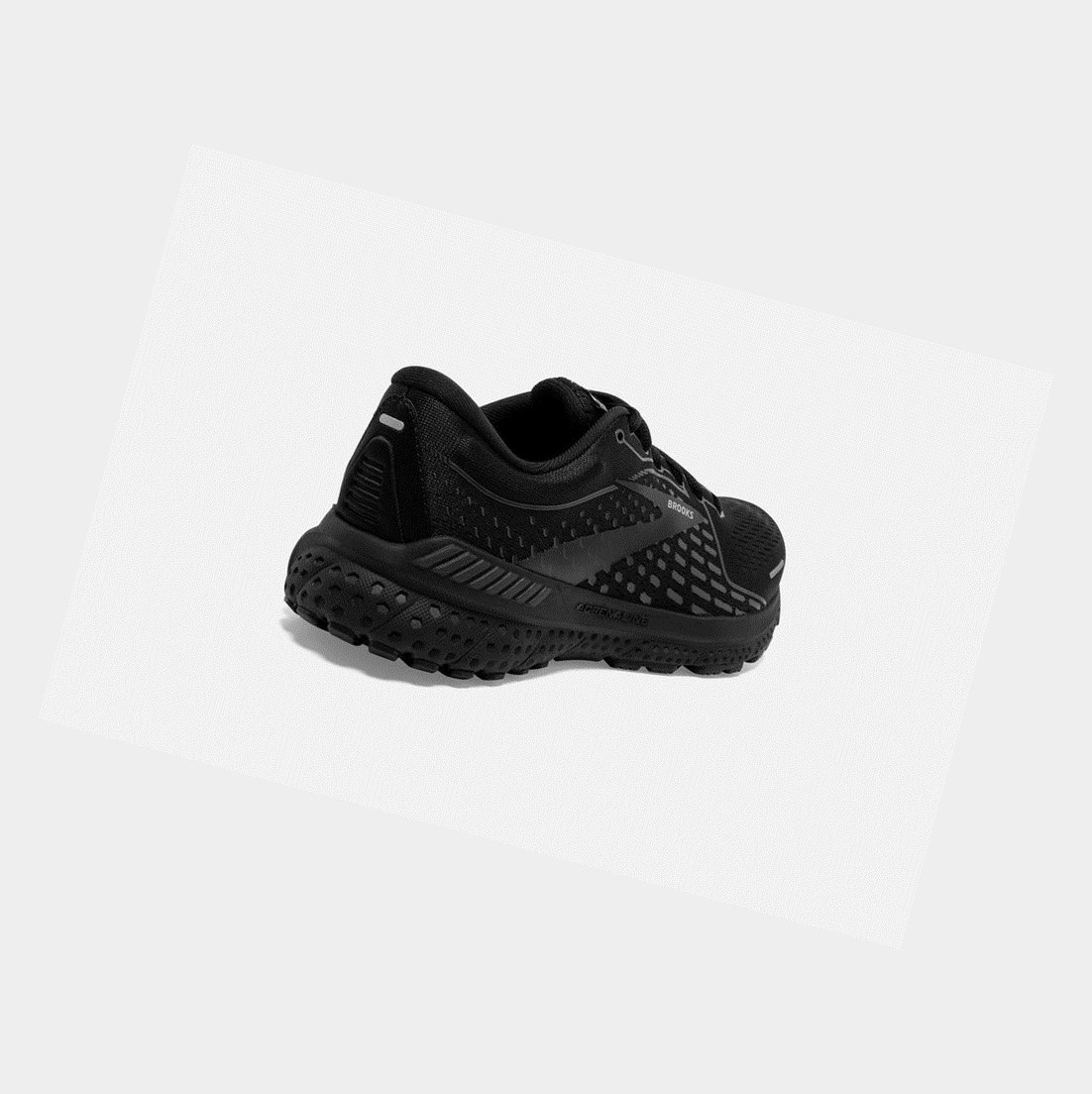 Women's Brooks Adrenaline GTS 21 Walking Shoes Black / Black / Ebony | 1940RNCTY