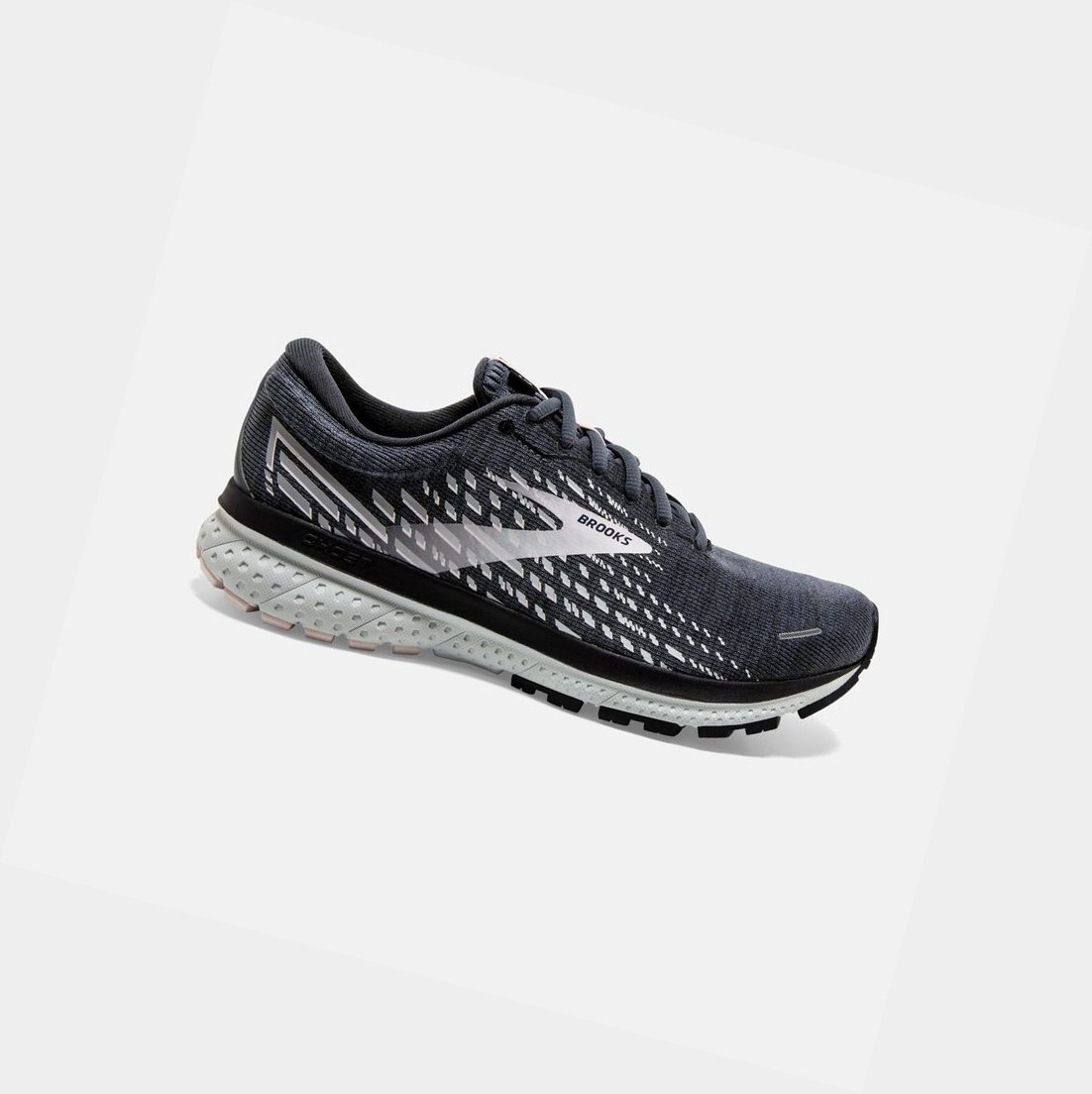 Women\'s Brooks Ghost 13 Road Running Shoes Ombre / Black / Primrose | 1896JNYTA